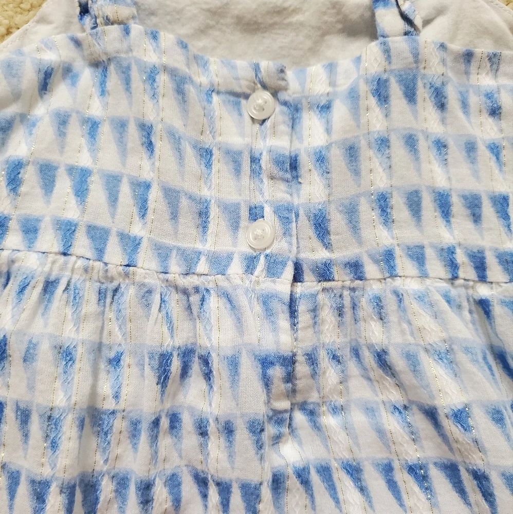 Janie and Jack x Rachel Zoe Toddler Girls' Geo Ruffle Dress sz2T